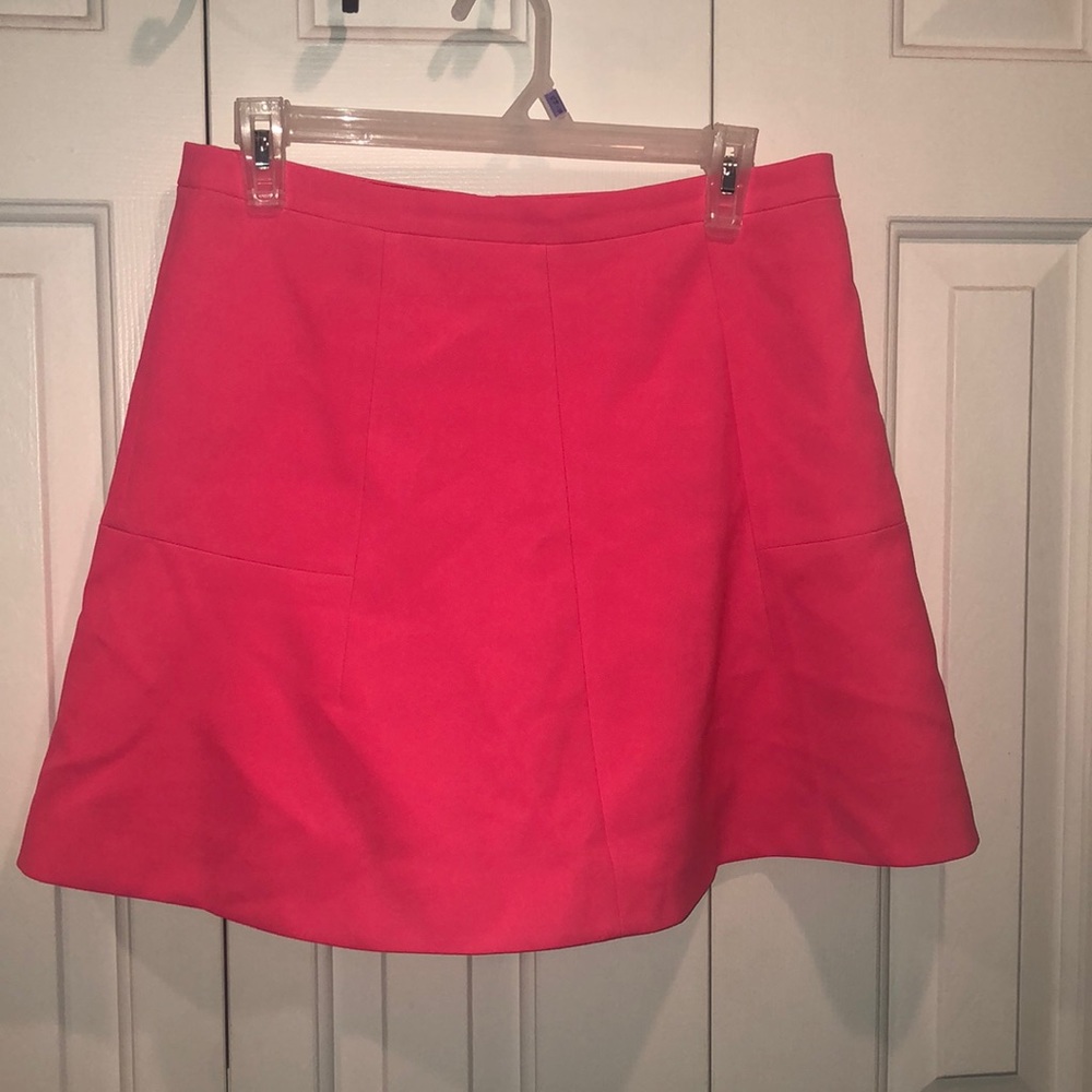 J Crew hot pink skirt